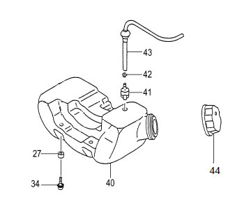 (image for) Gas Tank Parts, (Fuel Tank) 35cc